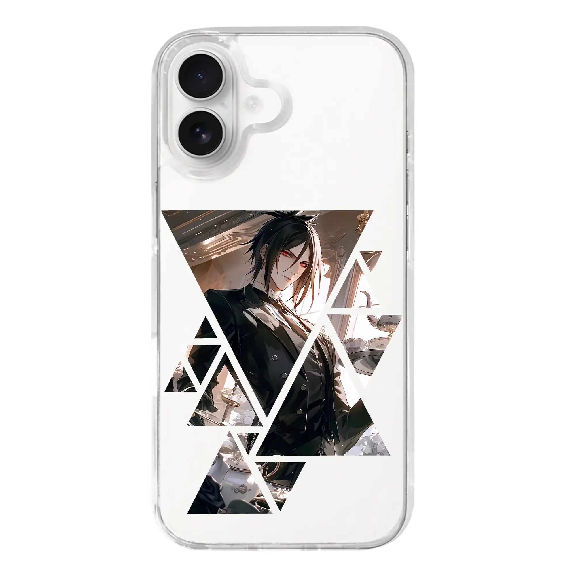 黒執事 グッズ,セバスチャン・ミカエリス - iPhone 17シリーズ 透明スマホケース – 薄型・耐衝撃・精密フィット保護カバー